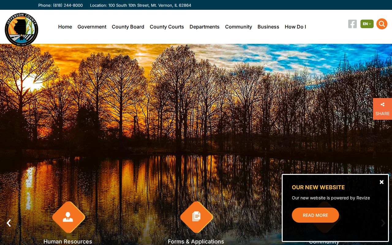 Official Jefferson County government and courthouse page