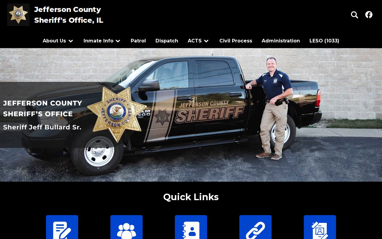 Jefferson County Sheriff's Office and Justice Center website